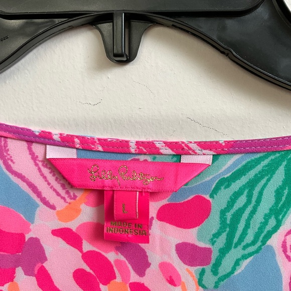 Lily Pulitzer Pamela Top size Large - Picture 3 of 5